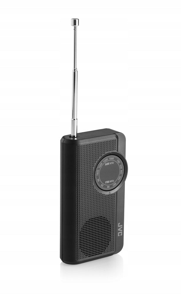 Przenośne radio JVC RA-E311B AM/FM minijack zasilanie Z baterii antena