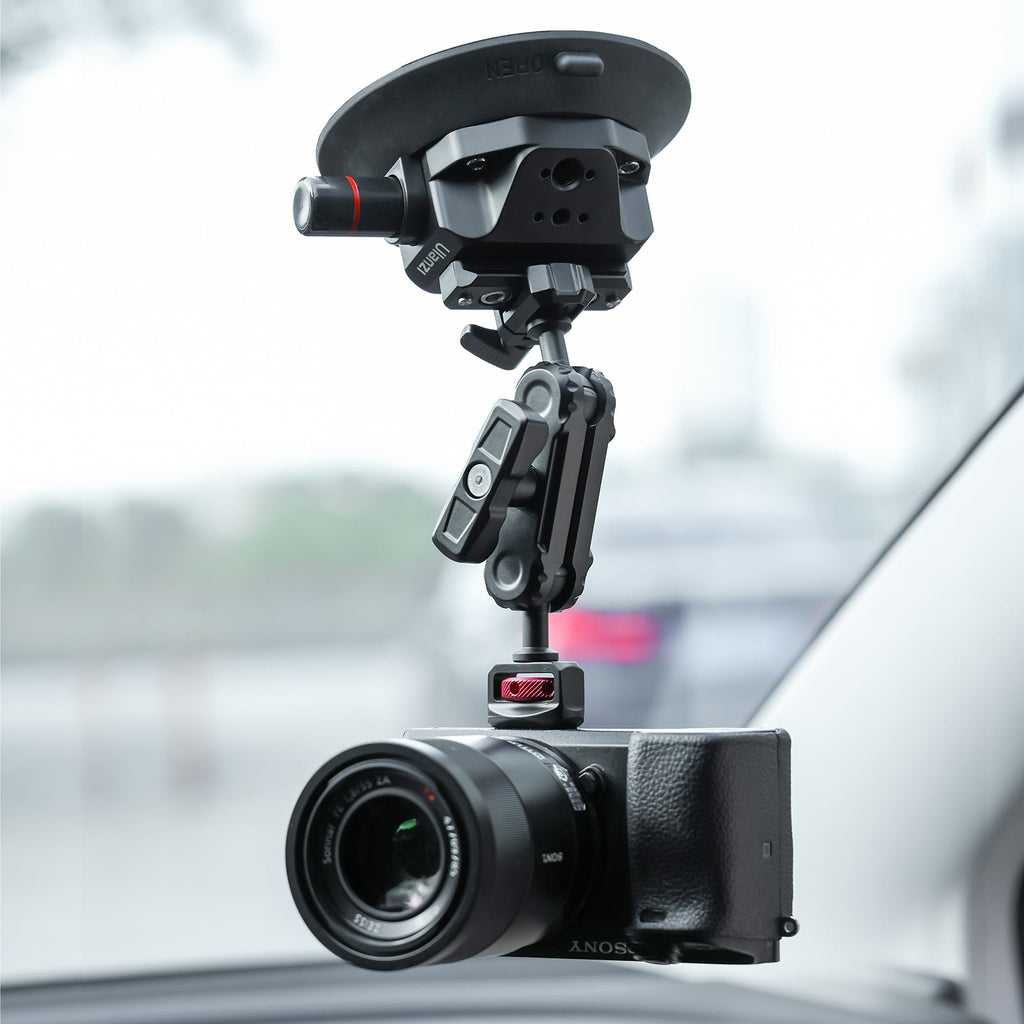 Przyssawka 4,5″ Ulanzi SC-02 1/4 i 3/8 + mocowanie Magic Arm i szyna nato