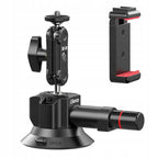 Przyssawka Ulanzi SC-01 z Magic Arm, uchwytem do smartfona i kamer GoPro