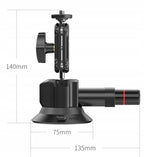 Przyssawka Ulanzi SC-01 z Magic Arm, uchwytem do smartfona i kamer GoPro