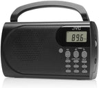 Radio przenośne radioodbiornik radio FM AM na baterie JVC czarne