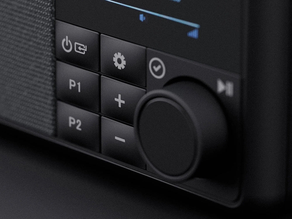Radio premium Pinell Compact przenośne dab+/FM Bluetooth budzik bateria 8h