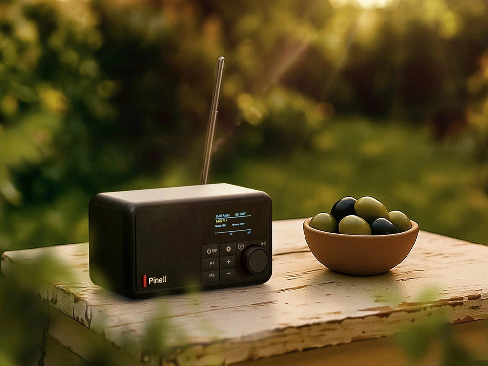 Radio premium Pinell Compact przenośne dab+/FM Bluetooth budzik bateria 8h