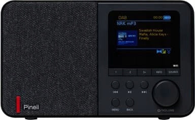 Radio Pinell Supersound 102W przenośne kompaktowe mini DAB+/FM/internetowe
