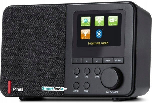 Radio Pinell Supersound 102W przenośne kompaktowe mini DAB+/FM/internetowe