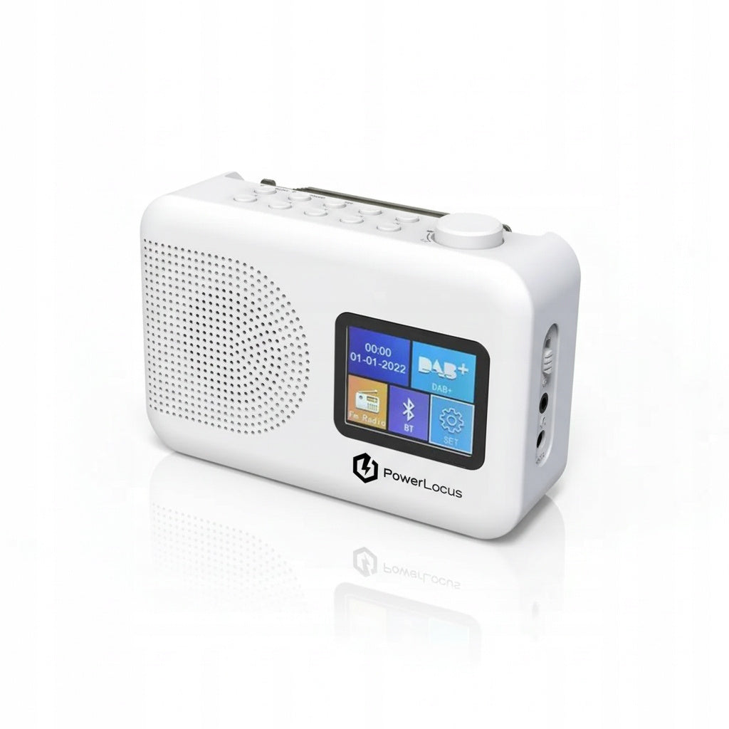 Radio bezprzewodowe przenośne PowerLocus DAB+ FM/AM, Alarm Clock Bluetooth