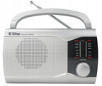 Radioodtwarzacz ewa Srebrna radio sieciowo-bateryjne FM,