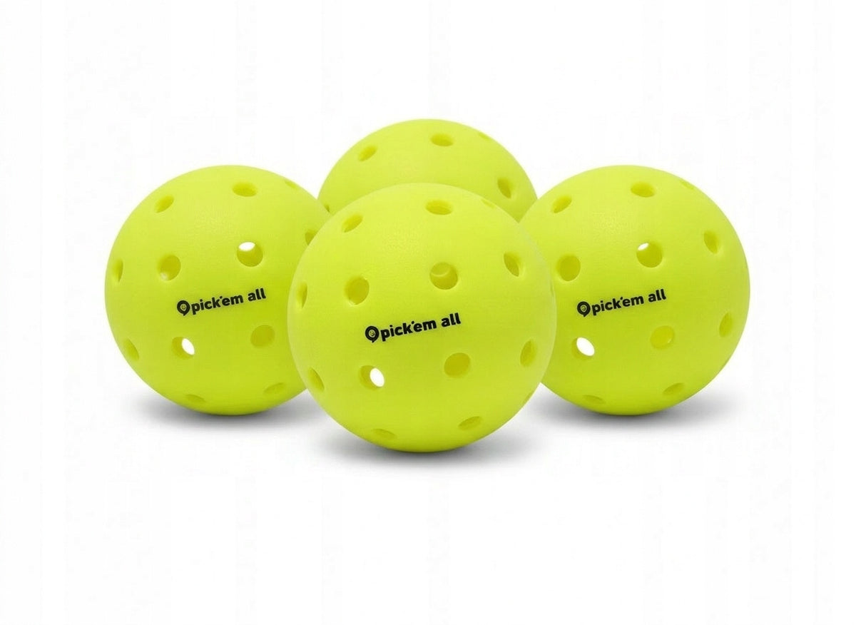 Rakiety do pickleball pick'em all P1 Fiberglass dwa kolory + 4 piłki zestaw