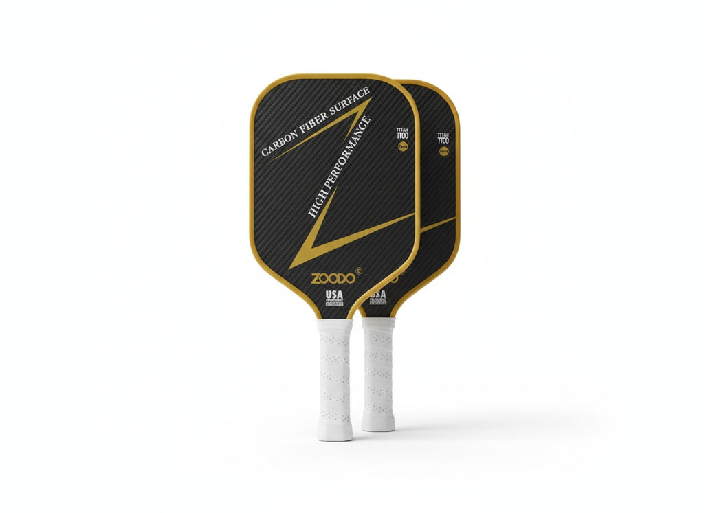 Rakiety do pickleball ZOODO P10 titan carbon + (4 piłki, torba) USAPA