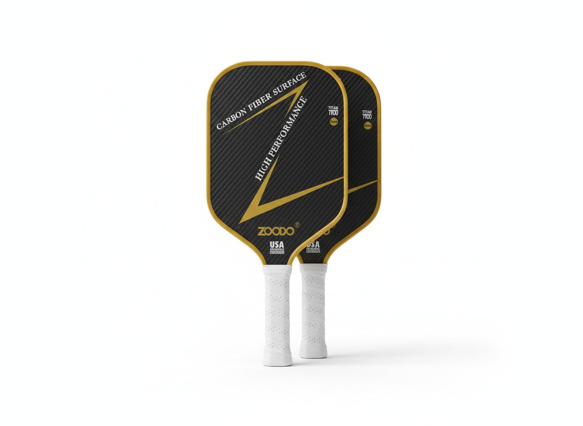 Rakiety do pickleball ZOODO P10 titan carbon + (4 piłki, torba) USAPA