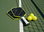 Rakiety do pickleball ZOODO P2 T700 carbon fiber neon green + 4 piłki USAPA