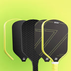 Rakiety do pickleball ZOODO P2 T700 carbon fiber neon green + 4 piłki USAPA