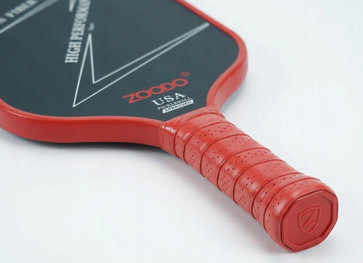 Rakiety do pickleball ZOODO P3 T700 carbon fiber Red + 4 piłki USAPA