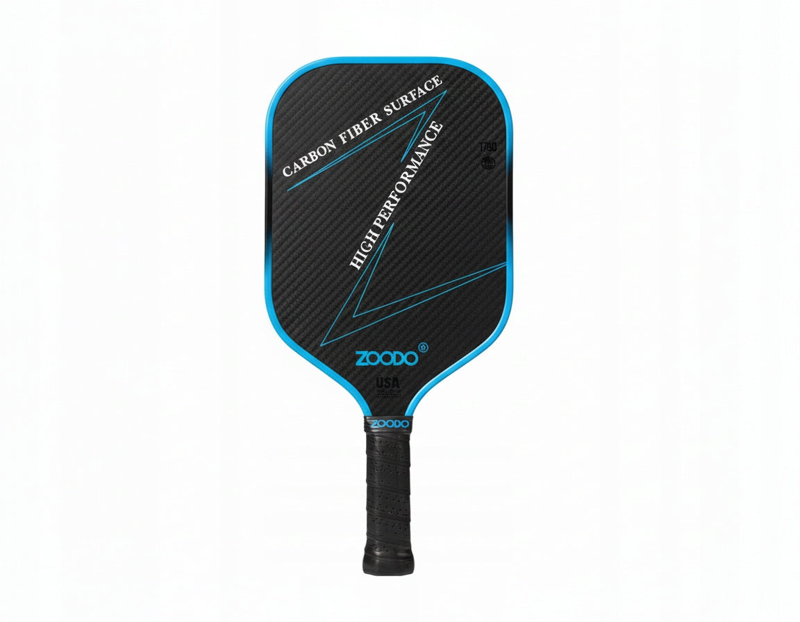Rakiety do pickleball ZOODO P4 T700 carbon fiber Gradient blue + 4 piłki