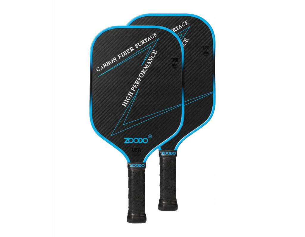 Rakiety do pickleball ZOODO P4 T700 carbon fiber Gradient blue + 4 piłki