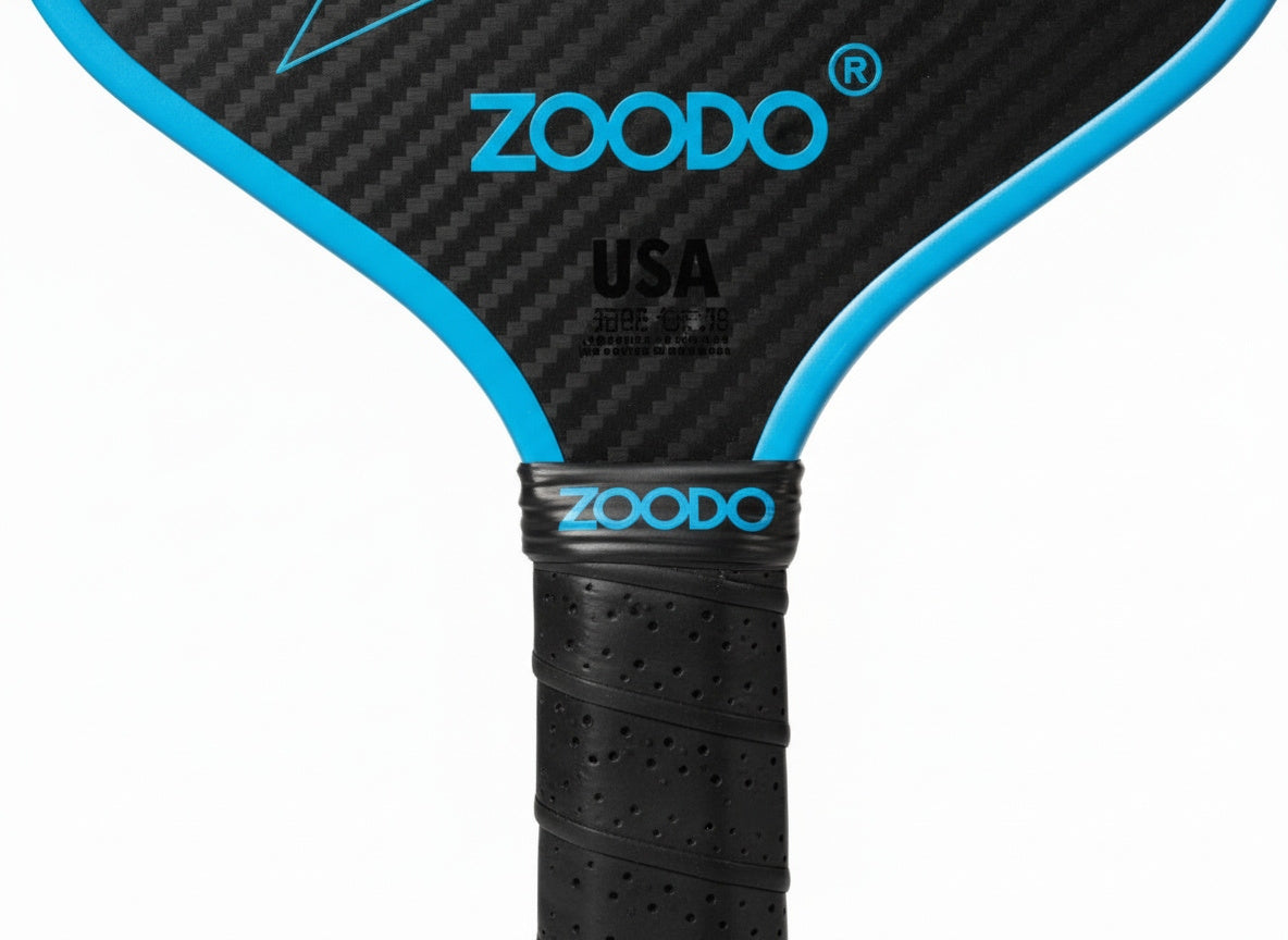 Rakiety do pickleball ZOODO P4 T700 carbon fiber Gradient blue + 4 piłki