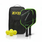 Rakiety do pickleball ZOODO P4 T700 carbon fiber Gradient green + 4 piłki