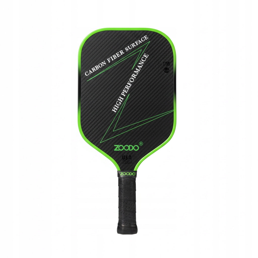 Rakiety do pickleball ZOODO P4 T700 carbon fiber Gradient green + 4 piłki