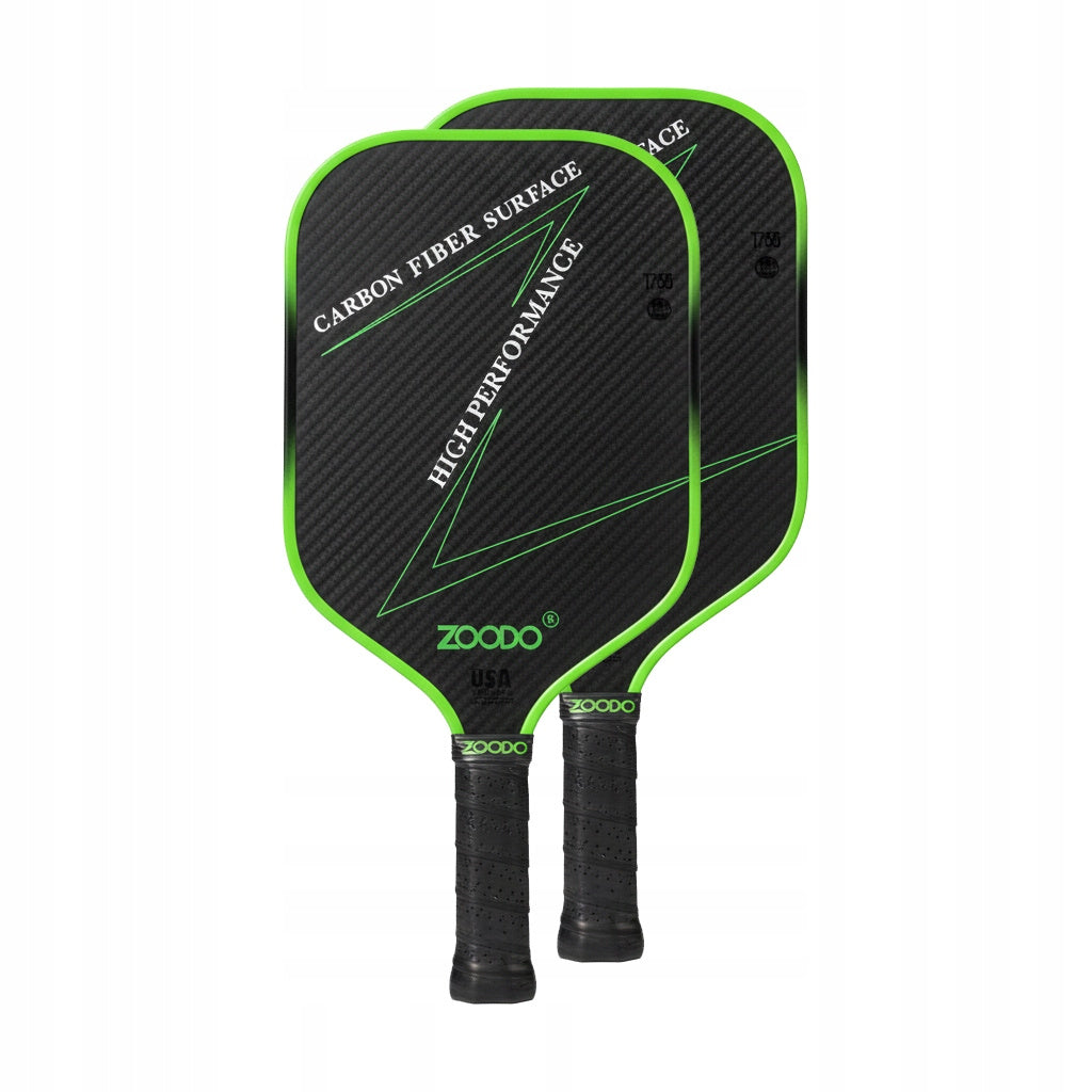 Rakiety do pickleball ZOODO P4 T700 carbon fiber Gradient green + 4 piłki