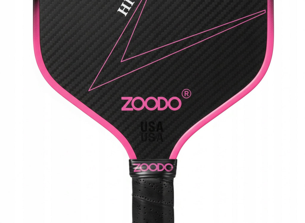 Rakiety do pickleball ZOODO P4 T700 carbon fiber Gradient pink + 4 piłki