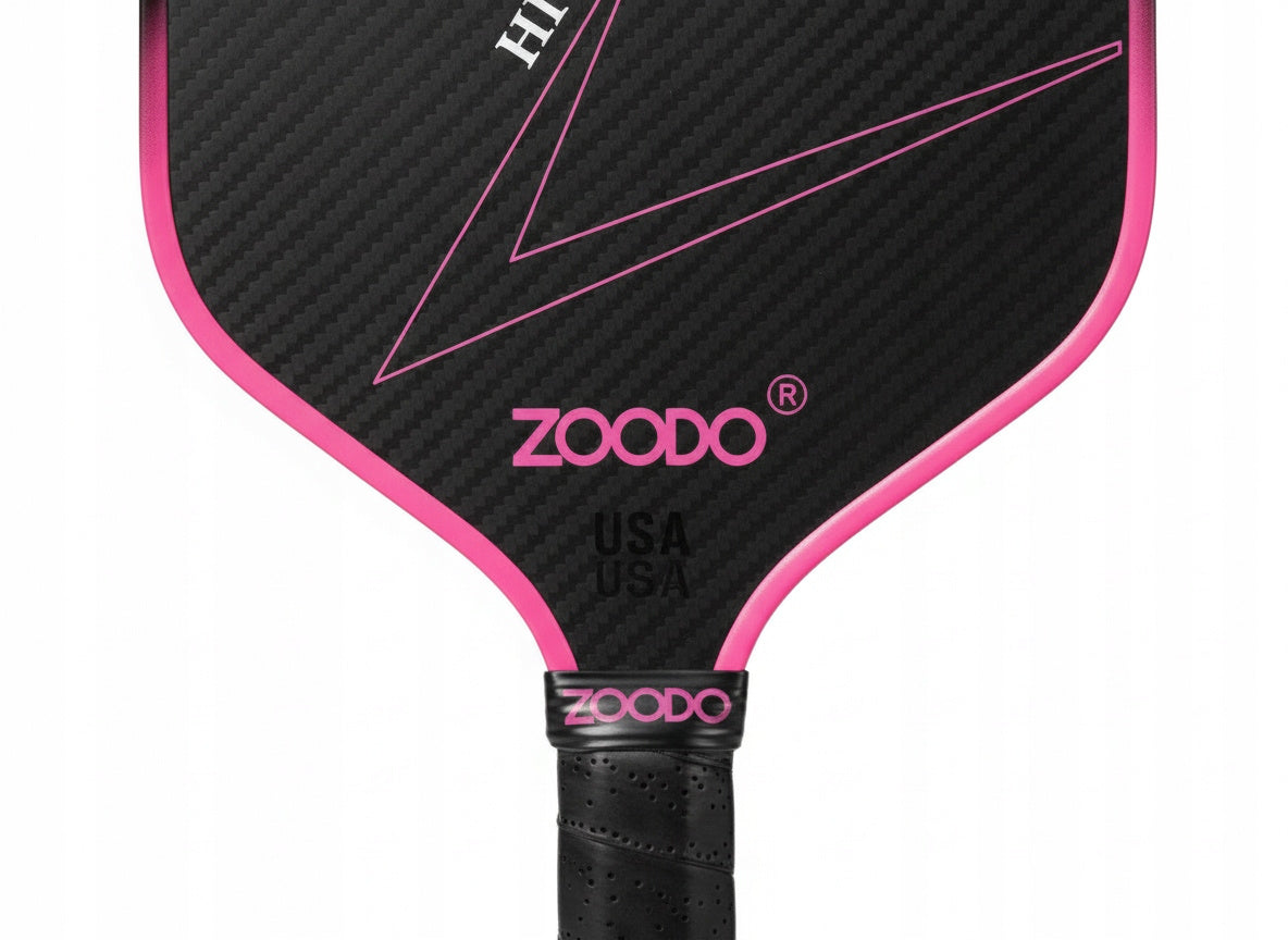 Rakiety do pickleball ZOODO P4 T700 carbon fiber Gradient pink + 4 piłki