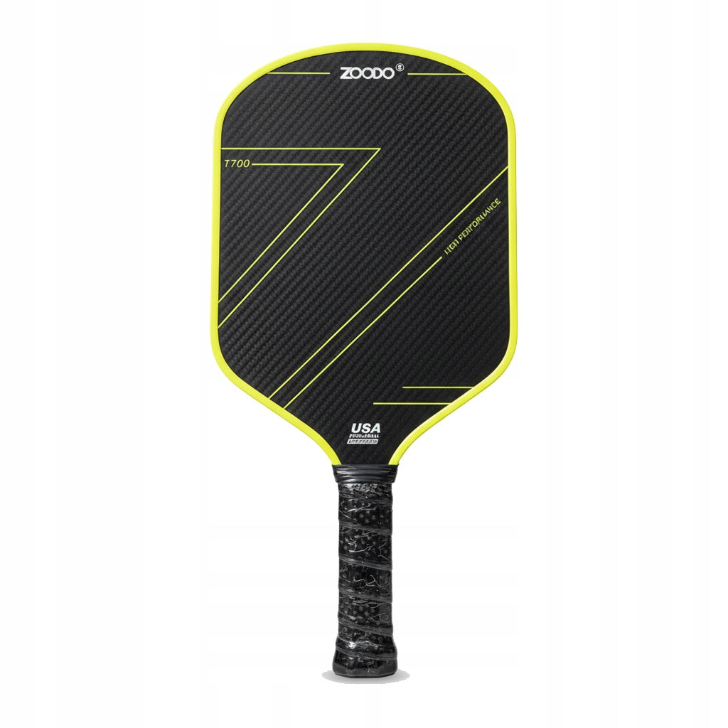 Rakiety do pickleball ZOODO P5 T700 thermoformed neon green + 4 piłki USAPA