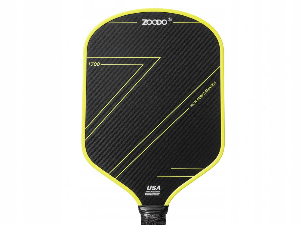 Rakiety do pickleball ZOODO P5 T700 thermoformed neon green + 4 piłki USAPA