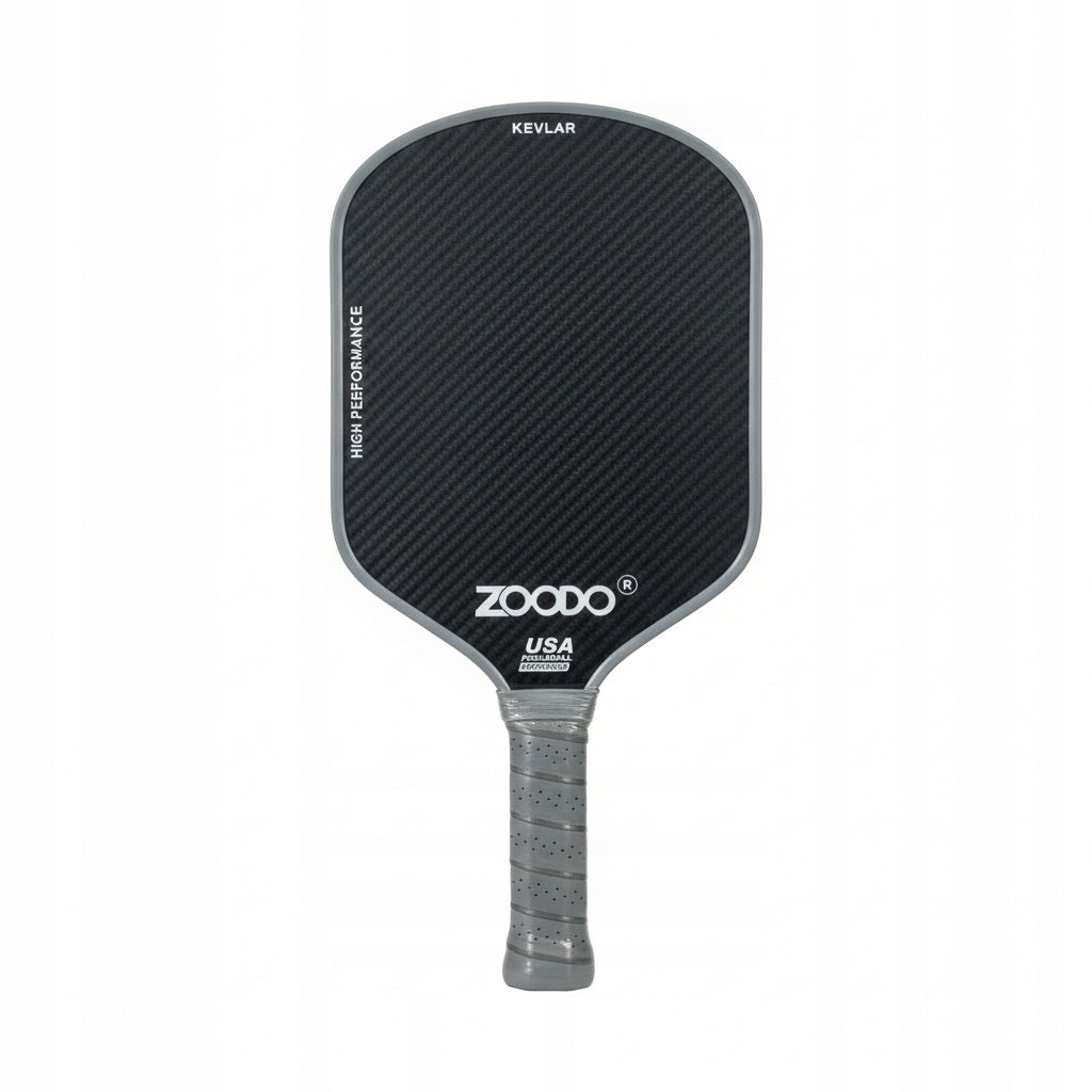 Rakiety do pickleball ZOODO P7 Kevlar grey + zestaw (4 piłki, torba) USAPA