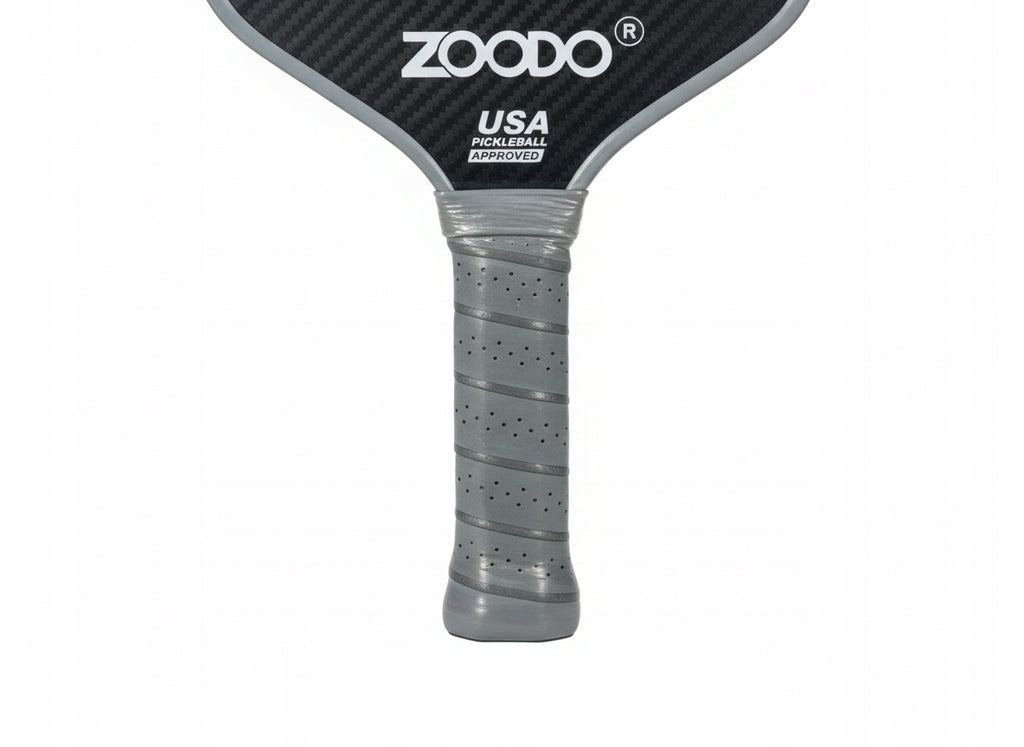 Rakiety do pickleball ZOODO P7 Kevlar grey + zestaw (4 piłki, torba) USAPA