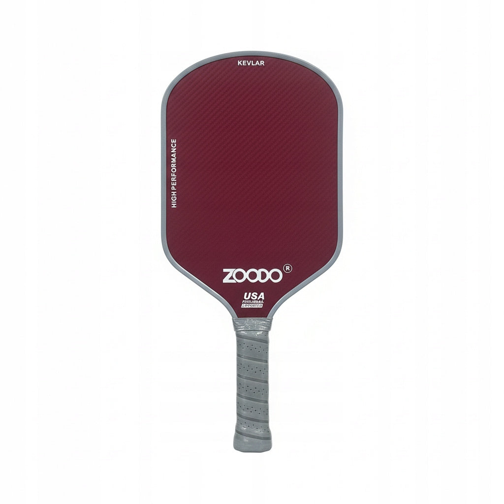 Rakiety do pickleball ZOODO P7 Kevlar red + zestaw (4 piłki, torba) USAPA