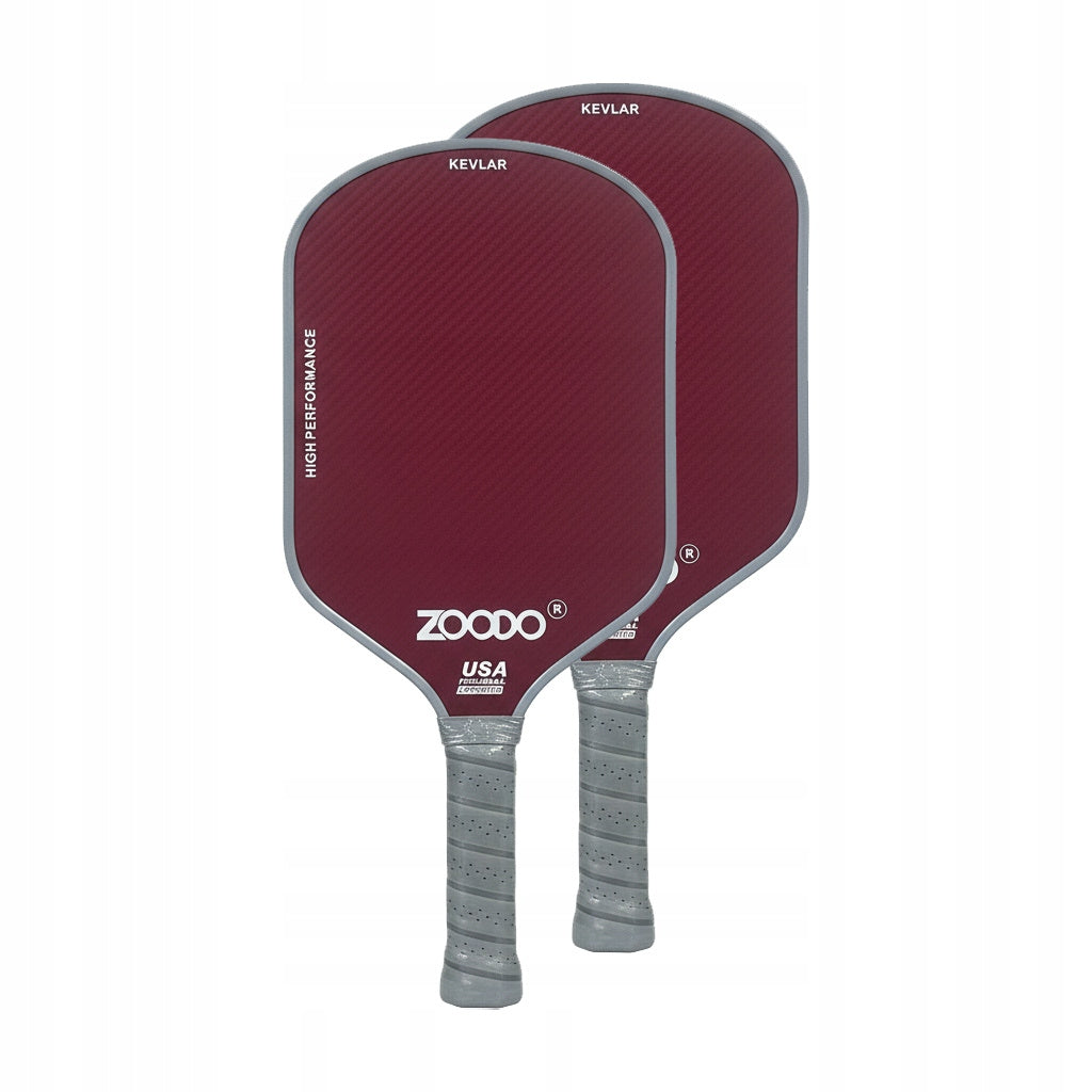 Rakiety do pickleball ZOODO P7 Kevlar red + zestaw (4 piłki, torba) USAPA