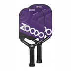 Rakiety do pickleball ZOODO P8 smile purple + (4 piłki, torba) USAPA
