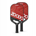 Rakiety do pickleball ZOODO P8 smile red + (4 piłki, torba) USAPA