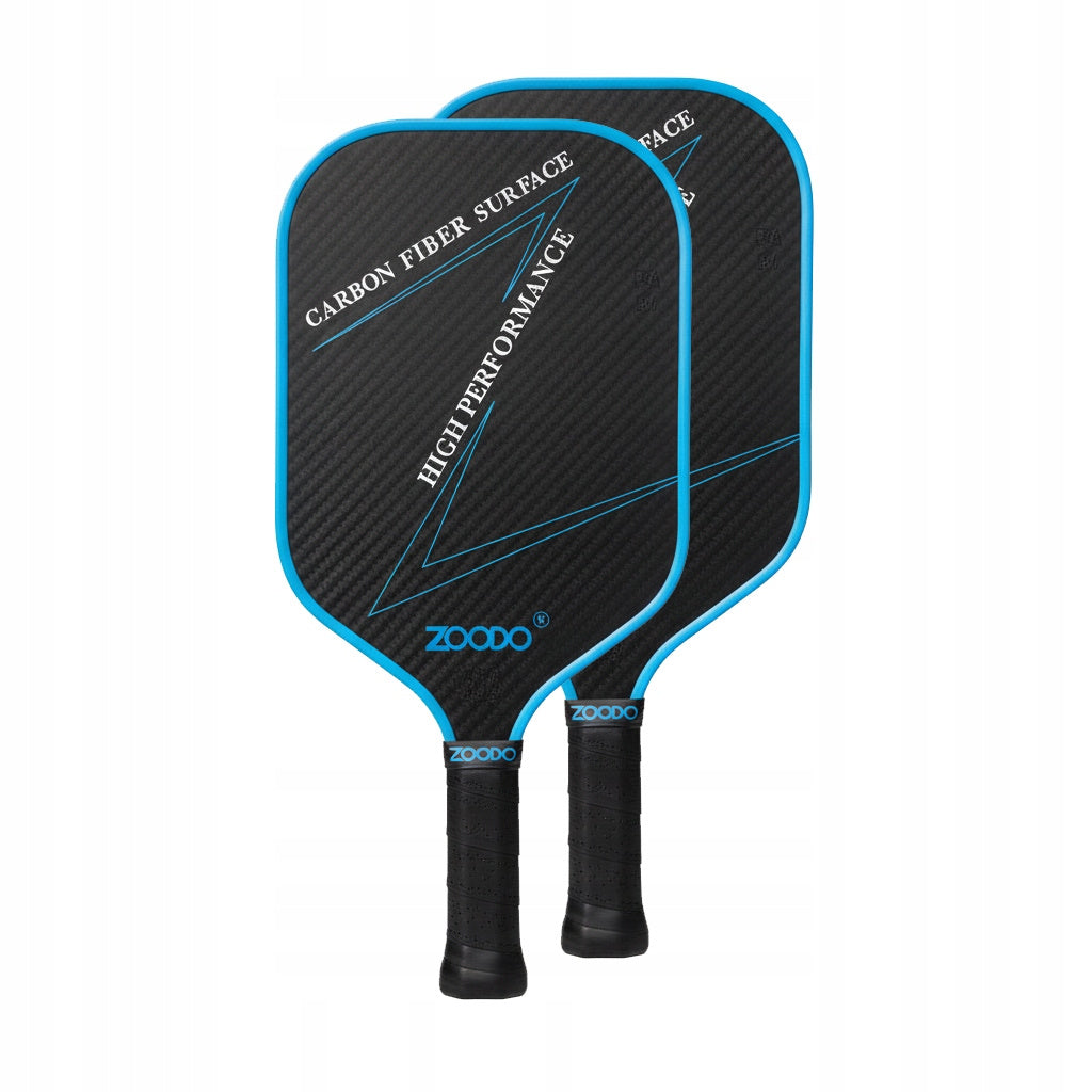 Rakiety do pickleball ZOODO P9 3D carbon blue + (4 piłki, torba) USAPA