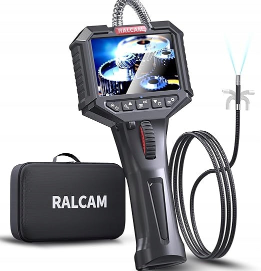 Ralcam Endoskop Boroskop N306S przemysłowy z kamerą HD 3.5” 6.2 mm 4X zoom