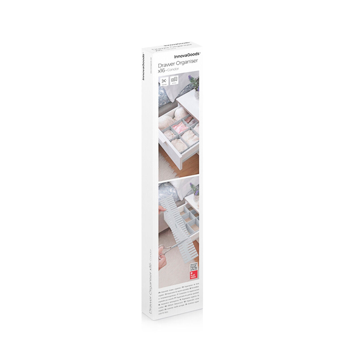 Regulowany Organizer do Szuflad Condor InnovaGoods 16 sztuk