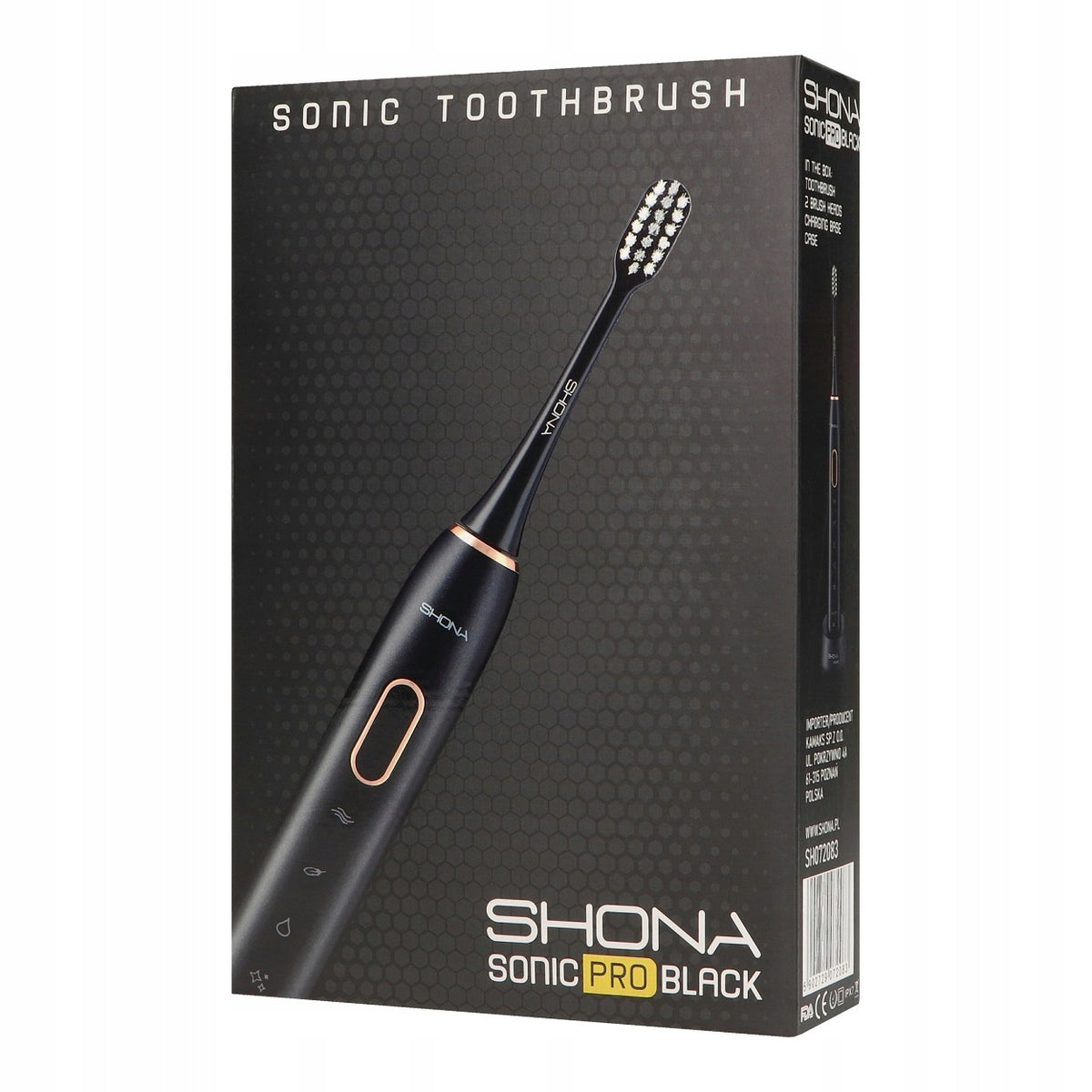 SHONA Pro soniczna szczoteczka do zębów sonic black