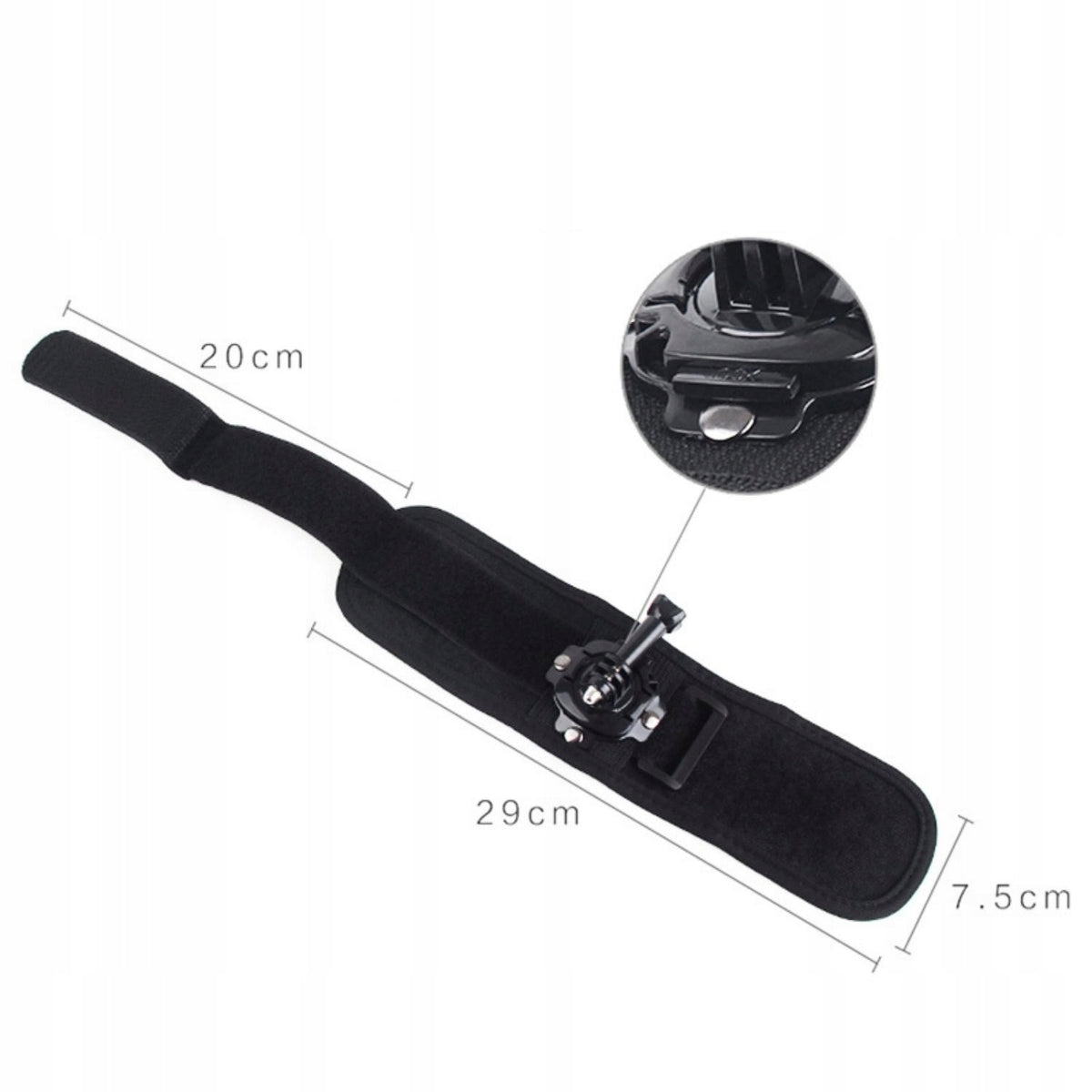 SJCAM 360-stopniowy obrotowy pasek na nadgarstek do kamer 360°WRIST strap
