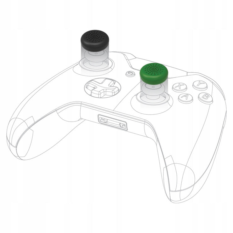 SNAKEBYTE 8x nakładki gumki gripy analog pada Xbox