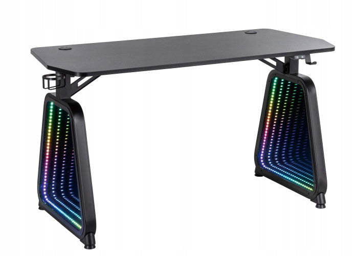 Solidne biurko CORTEK spectre infinty LED gaming rage resist