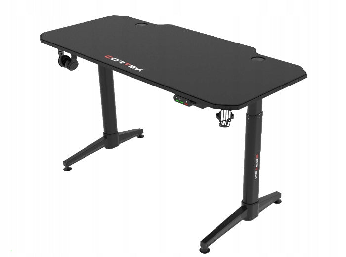 Solidne biurko elektryczne CORTEK moto sterowane Z regulacją wysokości mata