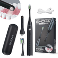 Soniczna szczoteczka do zębów SHONA sonic vision pro black + kamera Wi-fi