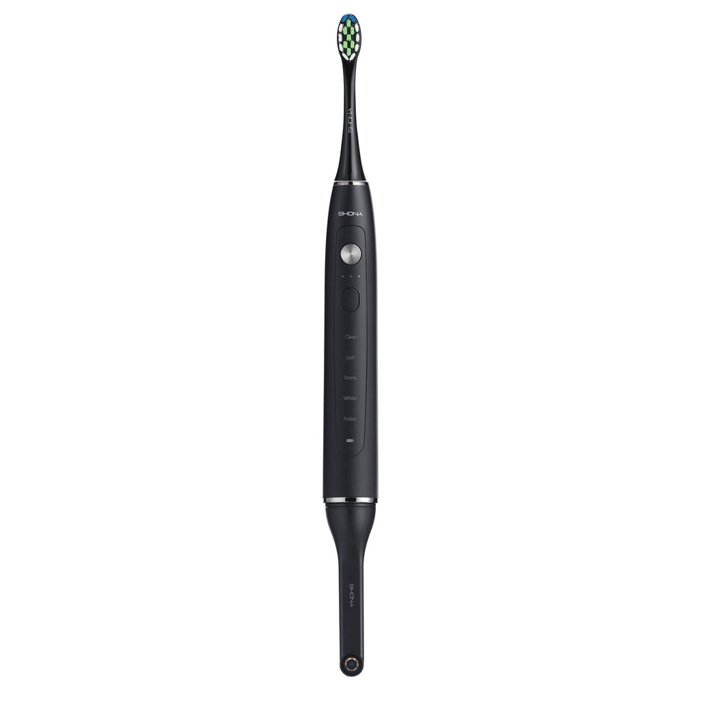 Soniczna szczoteczka do zębów SHONA sonic vision pro black + kamera Wi-fi