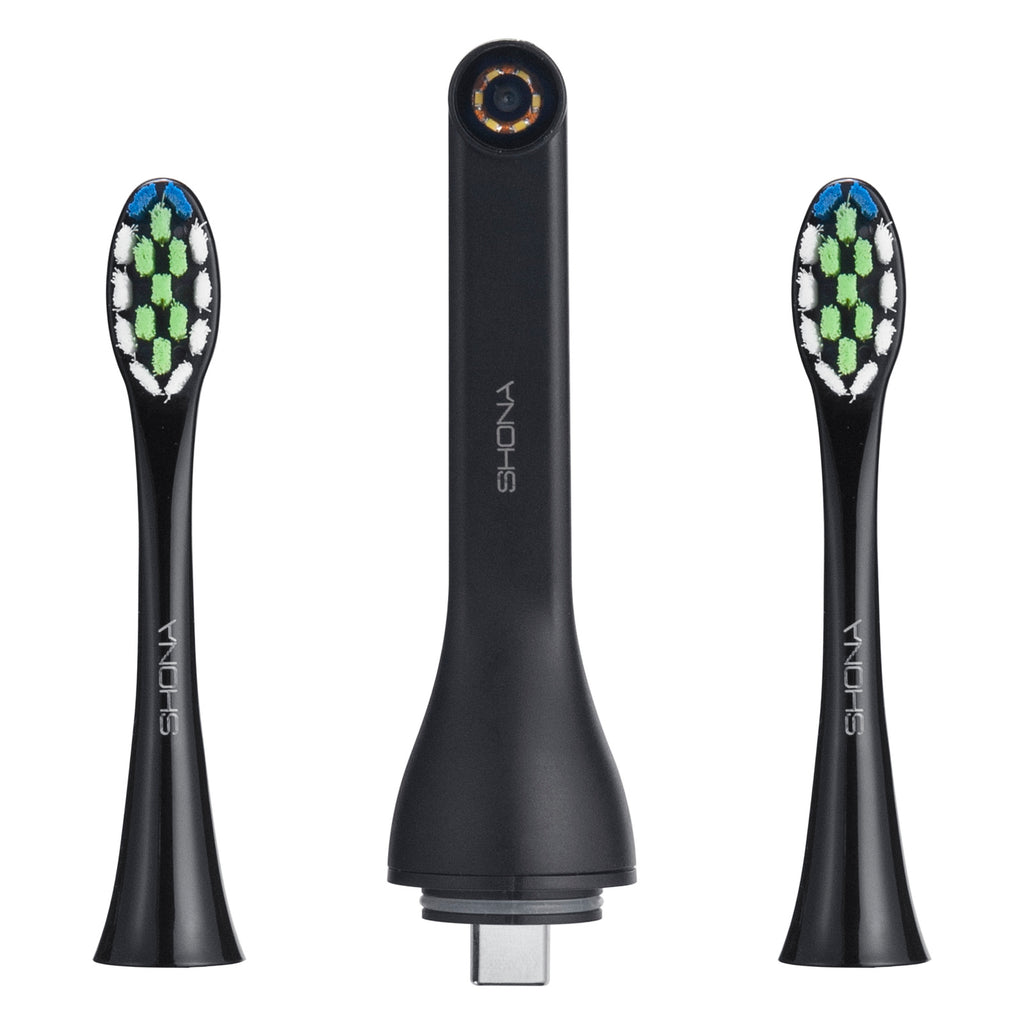 Soniczna szczoteczka do zębów SHONA sonic vision pro black + kamera Wi-fi
