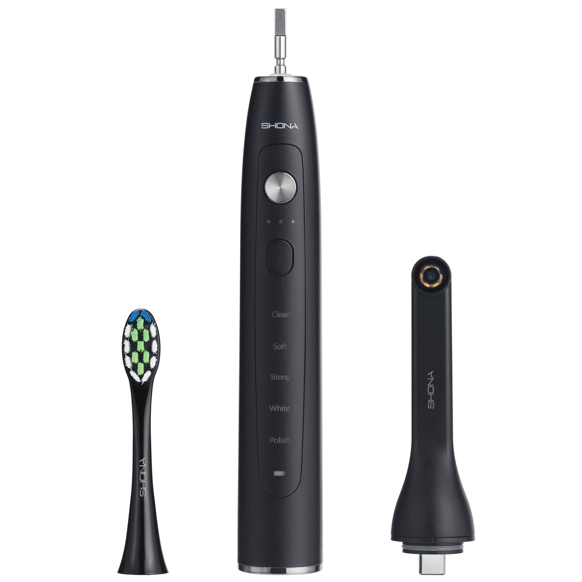 Soniczna szczoteczka do zębów SHONA sonic vision pro black + kamera Wi-fi