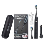 Soniczna szczoteczka do zębów SHONA sonic vision pro black + kamera Wi-fi