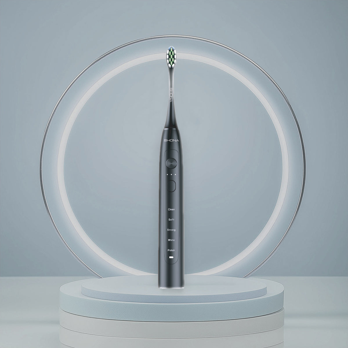 Soniczna szczoteczka do zębów SHONA sonic vision pro black + kamera Wi-fi