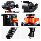 Statyw tripod ALU/MAG 231CM K234A7 KF09.087V6 wysoki pozioma kolumna k&f