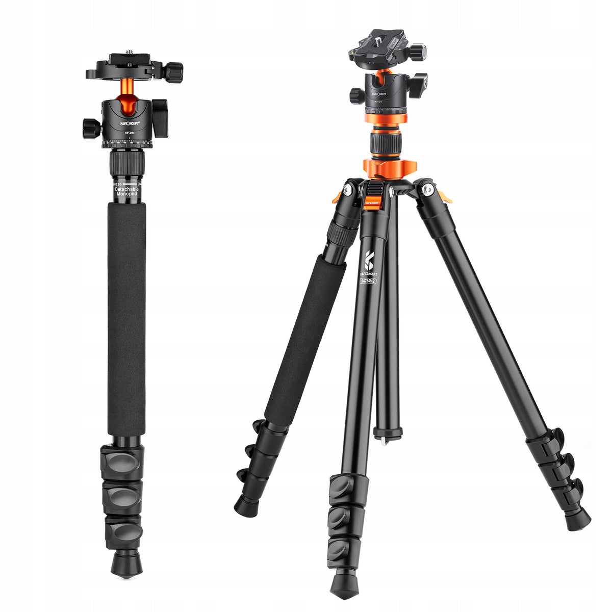 Statyw fotograficzny k&f ALU/MAG 175CM K254A3 SA254M2 tripod KF09.089 V1