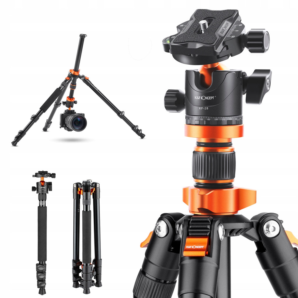 Statyw fotograficzny k&f ALU/MAG 175CM K254A3 SA254M2 tripod KF09.089 V1